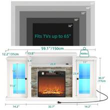 Soportes de televisión & centros de entretenimiento - Blanco - Ver 6