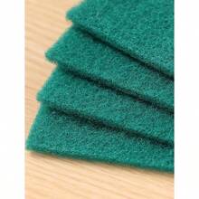10pcs Polyester Cleaning Sponge, Minimalist Plain Cleaning Sponge For Kitchen - Royal Blue - View 5