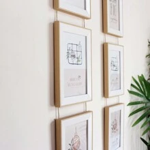 三件套竖式多照片组合壁挂相框，适用于4x6/5x7英寸照片，是客厅、卧室、家庭办公室装饰的理想之选，非常适合家庭照片和结婚照。