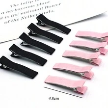 10入組女士簡約飾帶髮夾,適用於任何場合母親禮物 - 彩色 - 查看 3