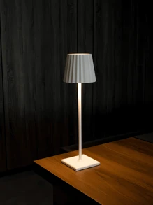 1pc LED Simple Modern Decorative Tall Table Lamp, Bedroom Bedside Touch Switch Table Light, USB Charging Night Light, Nightstand Table Lamp For Bedroom Coffee Table - White - View 2