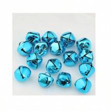 15mm彩色十字形鈴鐺聖誕樹掛鈴diy手工藝品裝飾配件,具備真空鍍膜 - 混色 - 查看 8