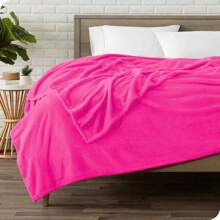 Solid Color Simple Plush Multi-Functional Blanket