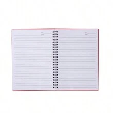 A5/A4 Notebook 68 Sheets Plastic Cover Lined Paper Notebook - Green - View 5