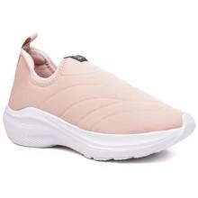 Tenis Infantil Feminino Escolar Casual Para Meninas Calce Facil  + Mochila Chinelo Óculos e Relógio