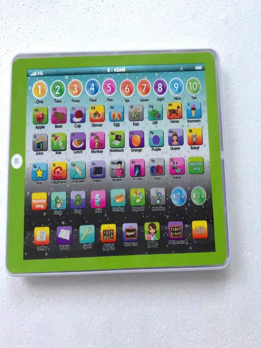 Kids' Large English Language Simulation Lighted Tablet Learning Machine ...