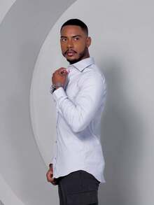 Men Shirts - Màu Xám nhạt - Xem 2