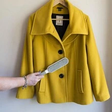 1入組白色毛髮除膠器寵物棉絮清潔刷,雙面除塵刷,適用於人和寵物使用,在家和乾洗時使用 - 白色 - 查看 8