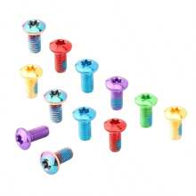 IIIPRO 12PCS M5*11.5MM MTB Disc Brake Rotor Fixing Screw T25 Color Alloy Steel Disc Brake Screw Bicycle Accessories - Multicolor - View 6