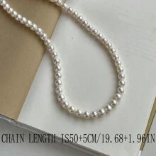 新款高雅、時尚、高端設計珍珠項鍊,適合女性日常穿著