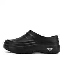 Ladies' Antisplash Loafers, Chef's Shoes, Low-Heels, Flats, Work Shoes And Platform Shoes - Black - View 8