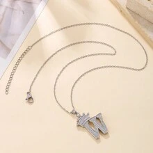 Hip Hop 皇冠26英文字母時尚輕奢項鏈 - 4 - 查看 5