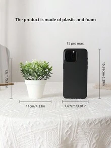 1盆人造盆栽植物,適合放在房間、書桌、架子、浴室進行家居裝飾 - 綠色 - 查看 6