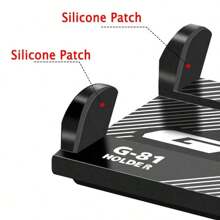 鋁合金自行車手機架,適用於騎行的手機支架,智能電動車手機支架,電動車載具支架 - 紅色 - 查看 6