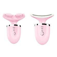 Mini Portable Face&Neck Massager Facial Neck Tightening Lifting Device Face And Neck Lift Massager - Pink - View 1