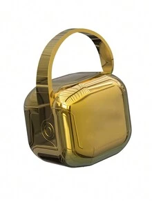 鍍金奶嘴固定器指套咬咬圈收納盒,寬口便攜奶嘴盒 - 金色 - 查看 5