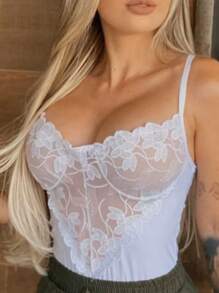 Women Bodysuits - 黑色 - 查看 3