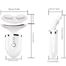 Mini Portable Face&Neck Massager Facial Neck Tightening Lifting Device Face And Neck Lift Massager - Pink - View 2