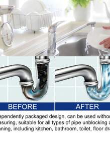 1box/12pcs Jue-Fish Drain Cleaner For Toilet Kitchen Sink Pipe Cleaning And Deodorizing - Drain Cleaner - View 8