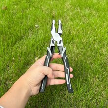 超級合金線切割機,剝電線鉗,拔除鉗,萬能鉗,電工金屬加工專業工具 - 銀色 - 查看 5