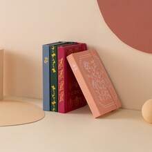 1本子彈筆記，A6點格筆記本，點格筆記本日記本，布面硬皮覆蓋的點格日記筆記本，點格日記筆記本，160gsm厚紙點格筆記本套裝 - 紅色 - 查看 11