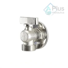 Registro de Esfera para Máquina de Lavar Cromado - Prata - Visão 3