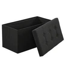 Storage Benches & Ottomans - Black - View 8