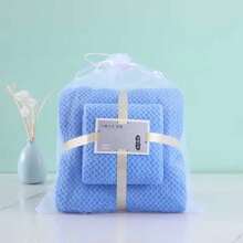 Towel Set For Adults, Soft, Absorbent, And Lint-Free Bath Towel(70*140cm) And Hand Towel(35*75cm) - Blue - View 3