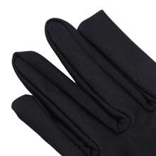 1 双男女通用黑色全指手套，防晒手套，适合驾驶、骑自行车 - 黑色 - 查看 2