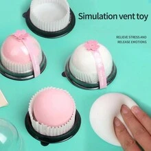 1 Miếng Màu sắc tùy ý Creative Đồ chơi giải nén Tuyết Cô gái Căng thẳng Trái bóng Với Hồi phục chậm - Nhiều màu - Xem 1