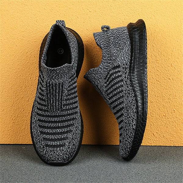 Chaussures De Course Pour Homme Légères Et Tendance, Résistantes À L'usure, Respirantes, Décontractées, Une Basket