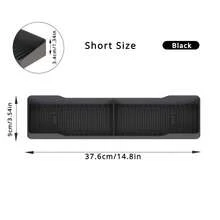 1 件全新矽膠爐頂收納架,爐灶上方香料架,隔熱廚房小工具,免安裝防滑香料架,廚房用品 - 黑色 - 查看 5