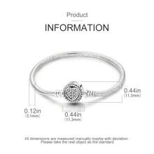 Hart Slang Kettingarmband Fit Hanger Kraal DIY Armbanden Dames Juwelen Geschenk
