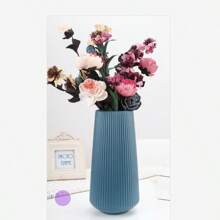 Large Capacity Simple Plastic Vase For Home Decoration And Flower Arrangement, Durable And Resistant To Falling - Picture Color - View 3