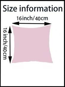 Funda de cojín sin relleno con patrón metálico felpa - Negro - Ver 2