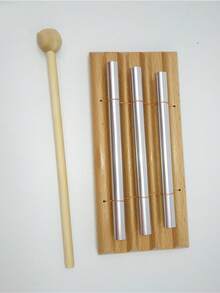 1件歐福打擊樂器三音風鈴,聲音持久(棒子顏色隨機) - 彩色 - 查看 7