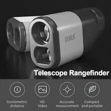 800m Golf Laser Range Finder Monocular 6x Telescope With Flagpole Lock For Duka Travel Telescope - Grey - View 4
