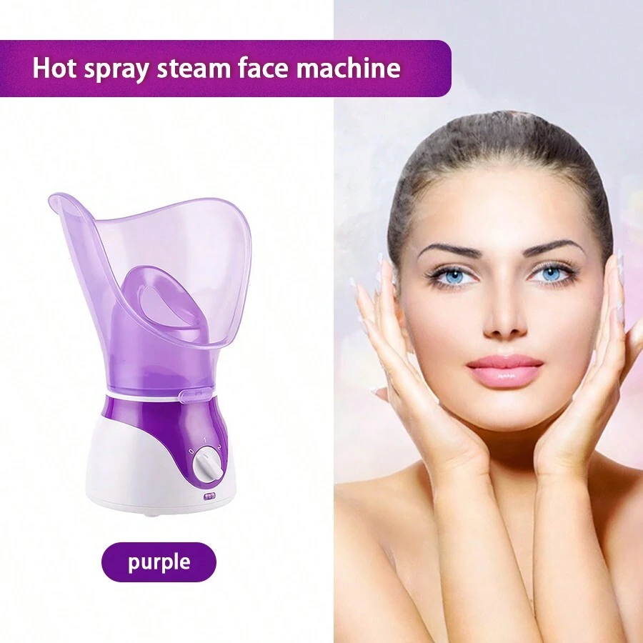 1pc Facial Steamer With Nano Ionic Steam For Professional Skin Pore Cleansing, Facial Steamer