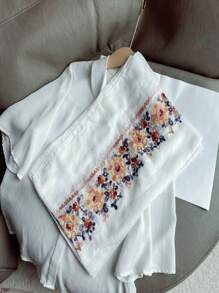 1入夏季防曬沙漠旅遊披肩,海灘絲巾,女士薄紗假日披肩 - 彩色 - 查看 3