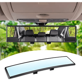 Car HD Rearview Mirrors Interior Clip-On Panoramic Rear View Mirror, Universal Use For Cars, SUVs, Trucks, Vehicles