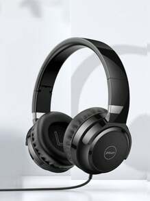 Picun C60 附麥克風的有線貼耳式耳機,輕巧可折疊便攜式立體聲低音耳機,帶 1.5m 無纏結,適用於智慧型手機平板電腦 Mp3 / 4 的有線耳機（深空黑色） - 黑色 - 查看 2