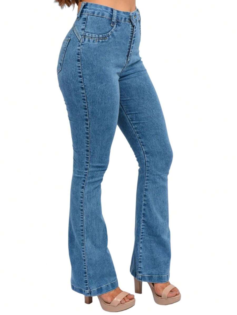 Women Jeans - Rửa trung bình - Xem 1