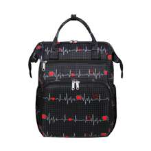 Nurse Bag, Heavy Duty Nurse Work Backpack For Men & Women, Teacher Laptop Backpack, Clinical Bag For Nurse Work, Nurse Storage Backpack For Work With Steel Frame Top, 15.6" Laptop Layer, Zip-Top Closure & Inner Padded, Bag Only - 電子 - 查看 2