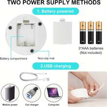 1pc Colorful Football Team Night Light, LED Energy-Saving Desk Lamp With USB Plug, Novelty Gift For Sports Enthusiasts - White - View 6