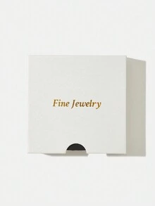 一對簡約 S925 純銀三維盾形光面耳環鍍 18k 金耳扣女式男士情侶男朋友利基設計生日新年禮物創意 - 金色 - 查看 6