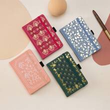 1本子彈筆記，A6點格筆記本，點格筆記本日記本，布面硬皮覆蓋的點格日記筆記本，點格日記筆記本，160gsm厚紙點格筆記本套裝 - 紅色 - 查看 6