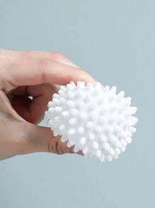 2/6pcs, White Anti-Rolling Cleaning Laundry Ball, Dryer Ball For Landry, Cleaning Tools - White - View 4