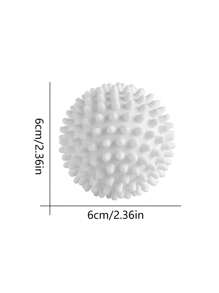 2/6pcs, White Anti-Rolling Cleaning Laundry Ball, Dryer Ball For Landry, Cleaning Tools - White - View 7
