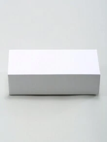 1 件装女士无度数黑色复古大圆框简约休闲度假眼镜 - 黑色 - 查看 6