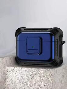 Funda Para Airpods, Funda Air Pod Para Mujeres Y Hombres, Funda Protectora A Prueba De Golpes Para Ipod Con Llavero, Compatible Con Apple Airpods De 2ª Generación, Funda De Carga 2 Y 1 Para Airpods1/2 Airpods Pro - Negro - Ver 9
